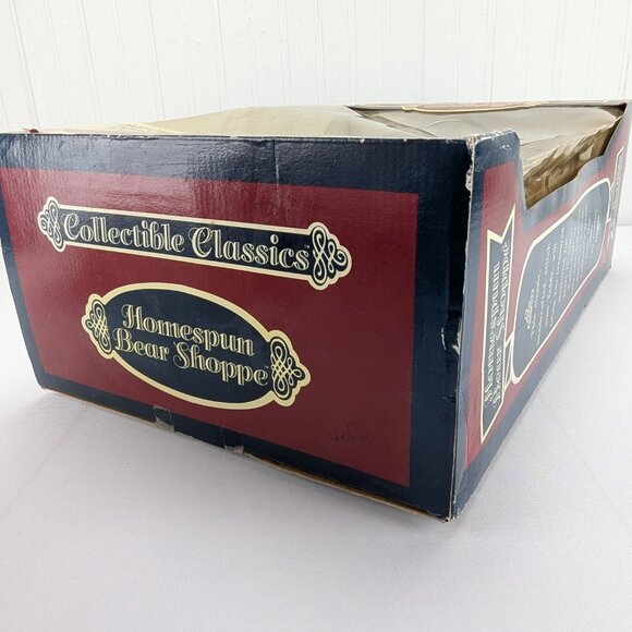 Vintage Dan Dee Collectible Classics Homespun Bear Shoppe Plush Stuffed Animal - Picture 9 of 11